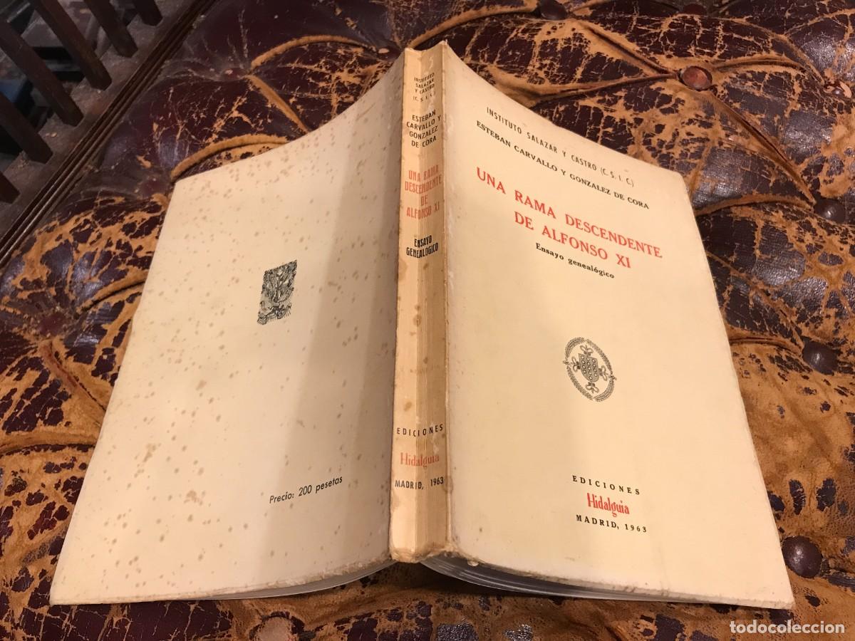 Second hand books: ESTEBAN CARVALLO Y GONZAL&Eacute;Z DE CORA. UNA RAMA DESCENDENTE DE ALFONSO XI. ENSAYO GENEAL&Oacute;GICO. 1963