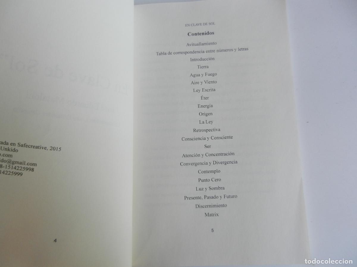 Libros de segunda mano: EN CLAVE DE SOL- JOSE EDUARDO MATALONI - UNKIDO 2015 - Foto 4