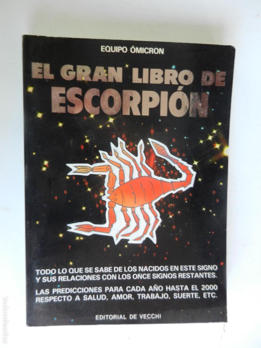 Libros de segunda mano: EL GRAN LIBRO DEL ESCORPION - EQUIPO OMICRON - TOMO XII -1990