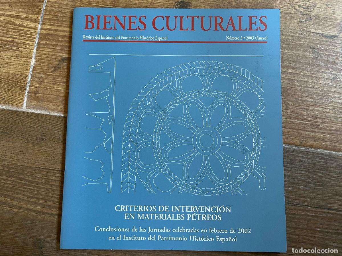 Libros de segunda mano: Bienes Culturales.Criterios de Intervenci&oacute;n en Materiales P&eacute;treos