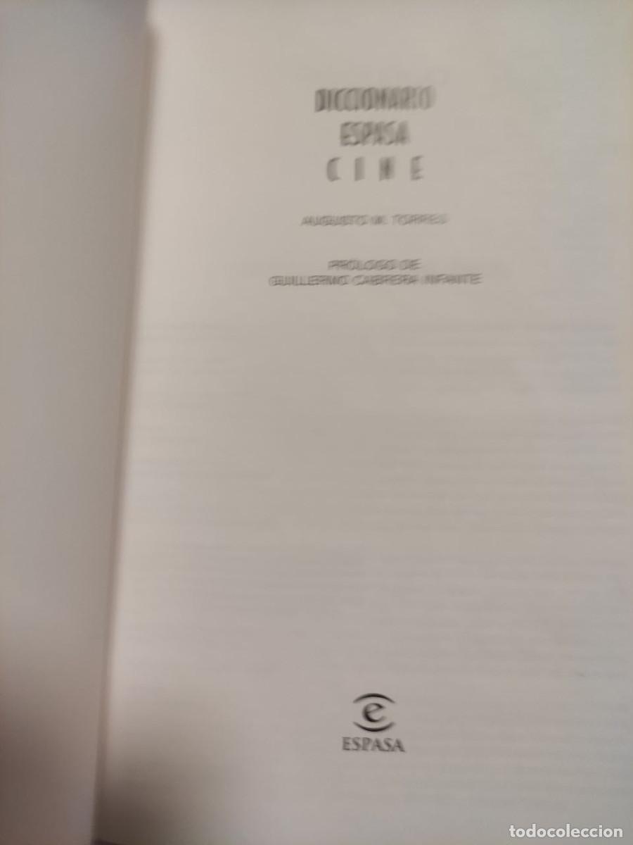 Libros de segunda mano: Diccionario Espasa. Cine - Augusto M. Torres - Foto 3