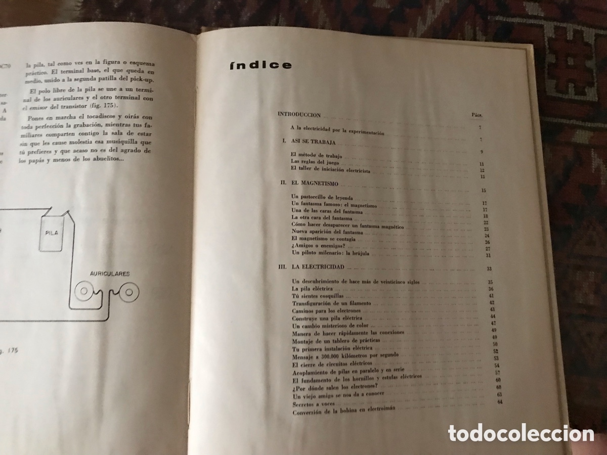 Libros de segunda mano: Experimentos el&eacute;ctricos. Luis Rodr&iacute;guez. Doncel - Foto 3