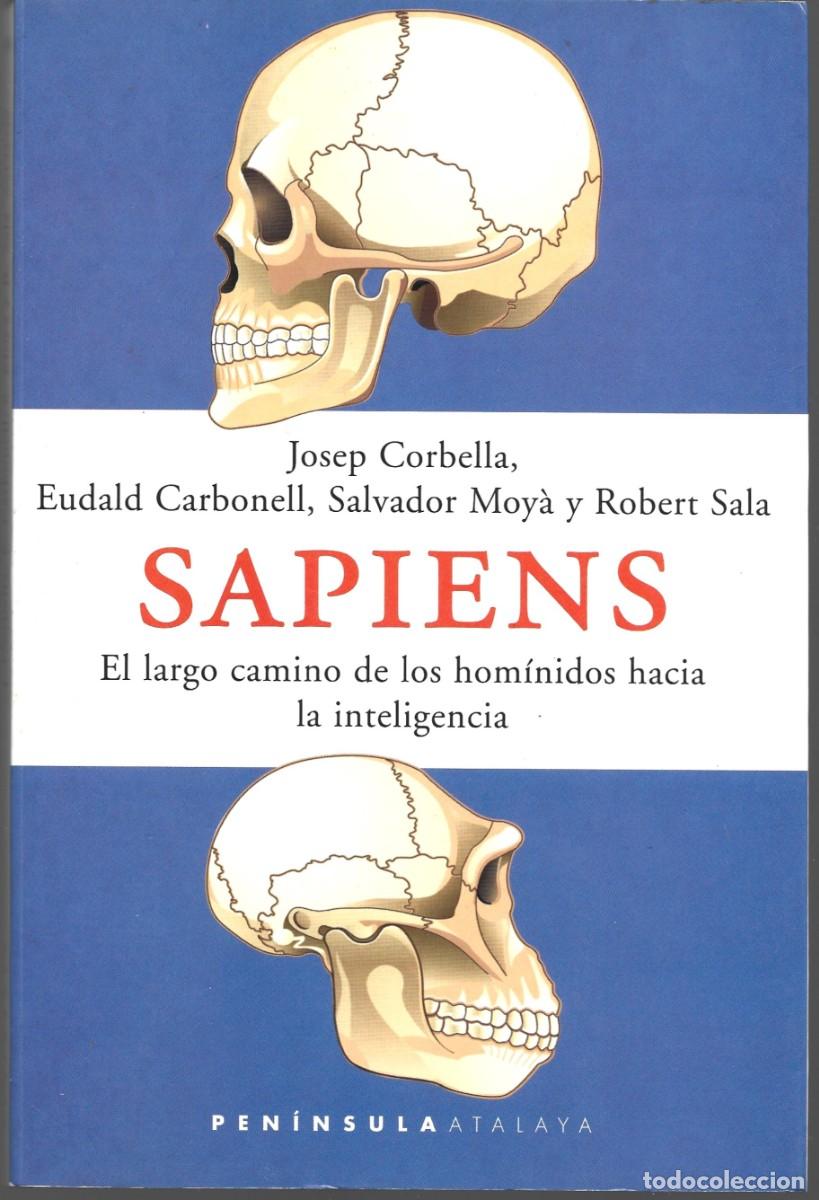 Libros de segunda mano: CORBELLA / CARBONELL / MOY&Aacute; / SALA : Sapiens (El largo camino de los hom&iacute;nidos hacia la inteligencia