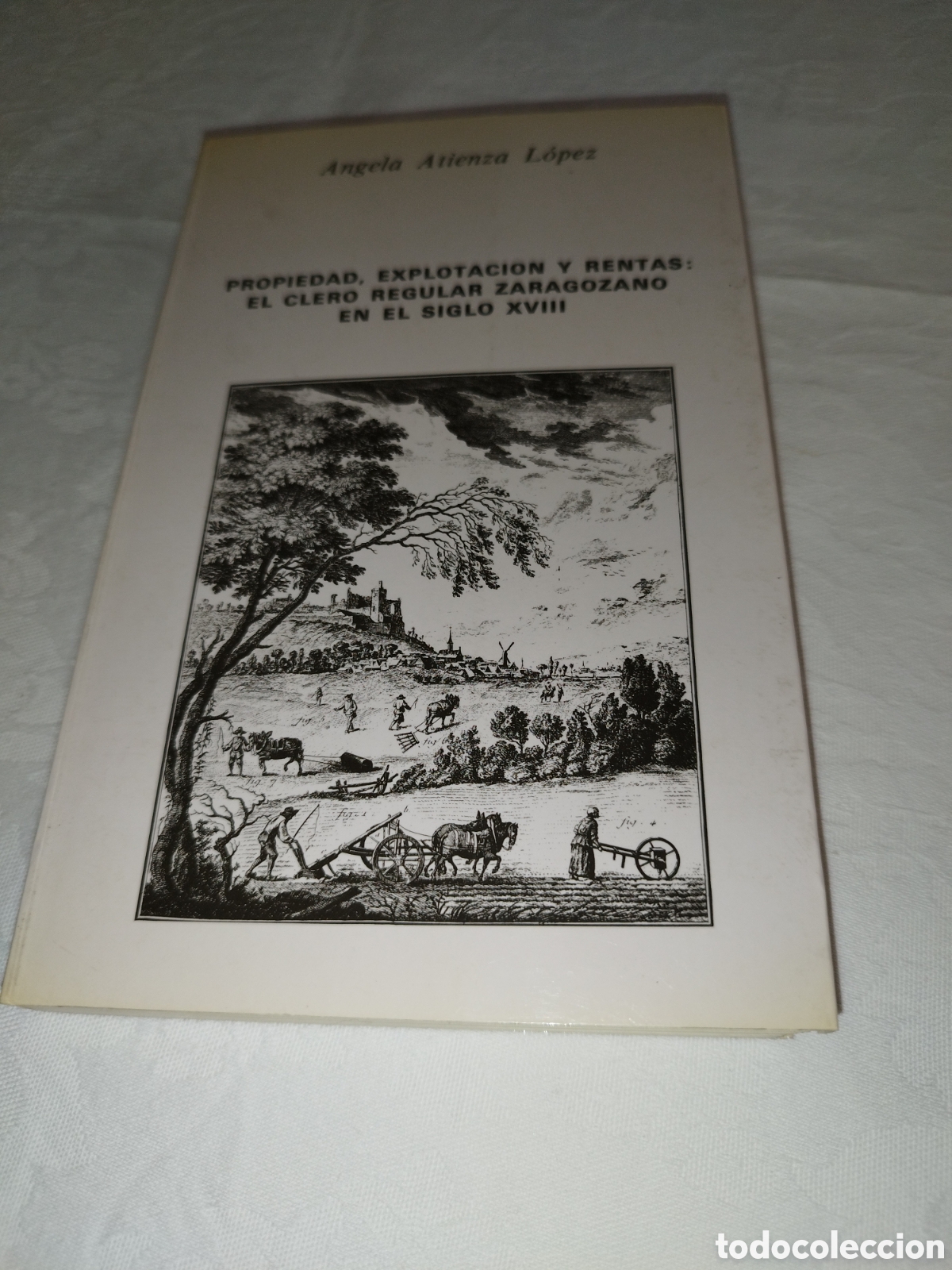 Libros de segunda mano: ATIENZA LOPEZ: PROPIEDAD, EXPLOTACION Y RENTAS: CLERO ZARAGOZANO S. XVIII. DGA, 1988 PRIMERA EDICION