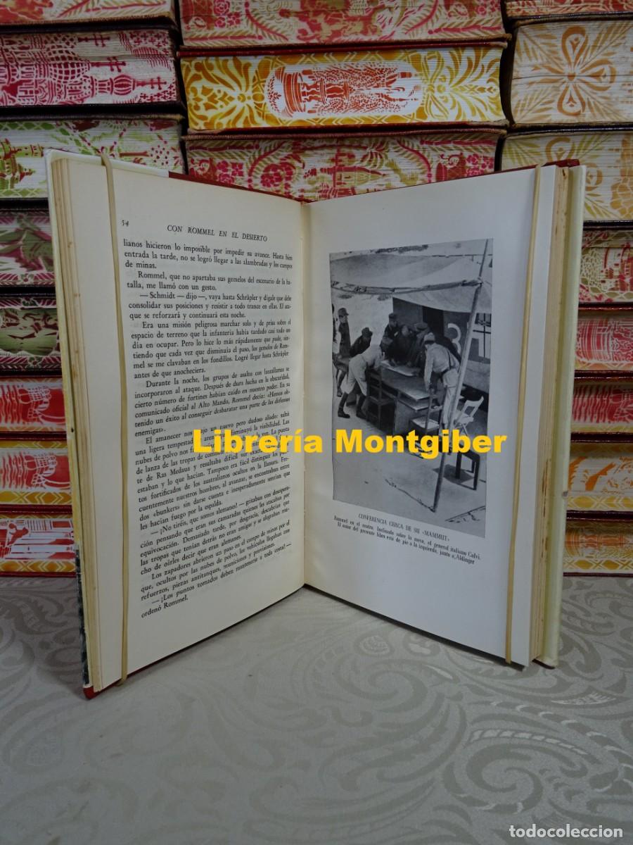 Libros de segunda mano: Con Rommel en el desierto . Autor : SCHMIDT, Heinz Werner - Foto 7
