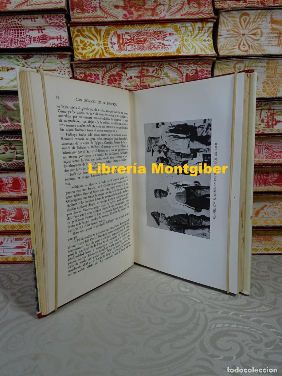 Libros de segunda mano: Con Rommel en el desierto . Autor : SCHMIDT, Heinz Werner - Foto 9