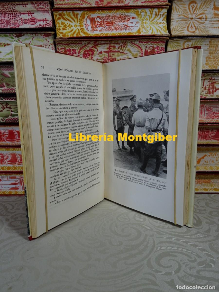 Libros de segunda mano: Con Rommel en el desierto . Autor : SCHMIDT, Heinz Werner - Foto 10