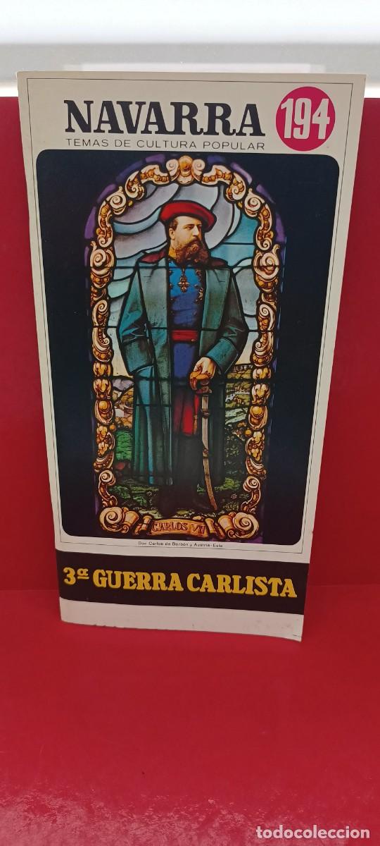 Libros de segunda mano: 3&ordf; Guerra Carlista - Temas de cultura popular Navarra - Jaim del Burgo