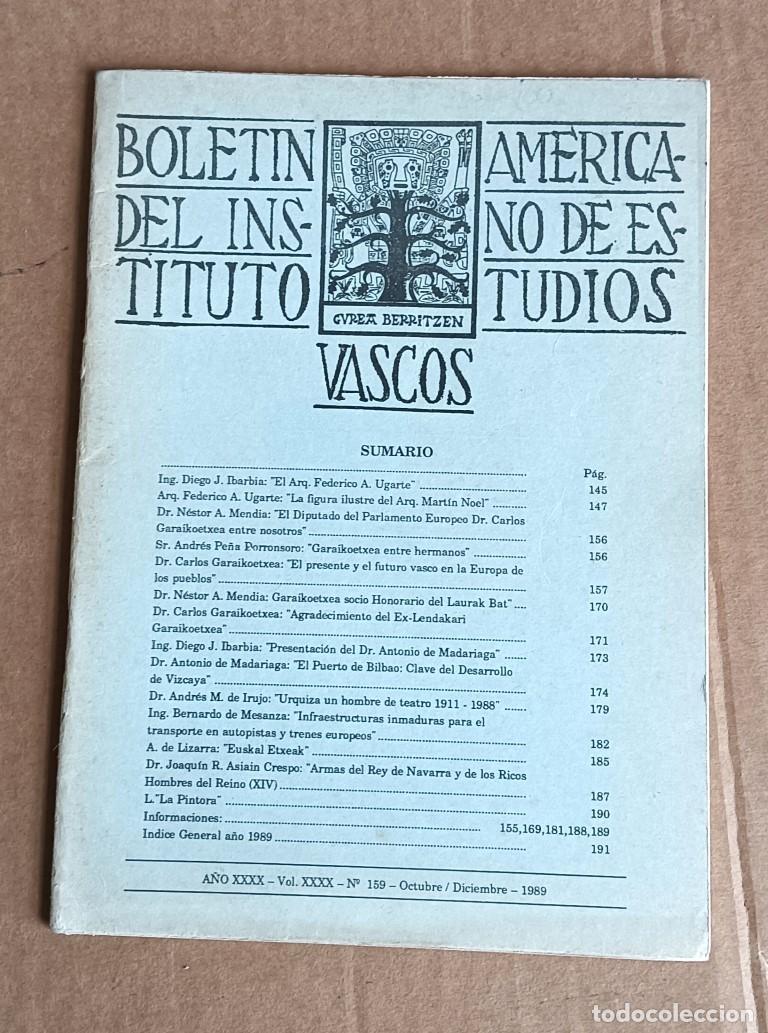 Libros de segunda mano: Bolet&iacute;n del instituto americano de estudios vascos -- octubre diciembre 1989