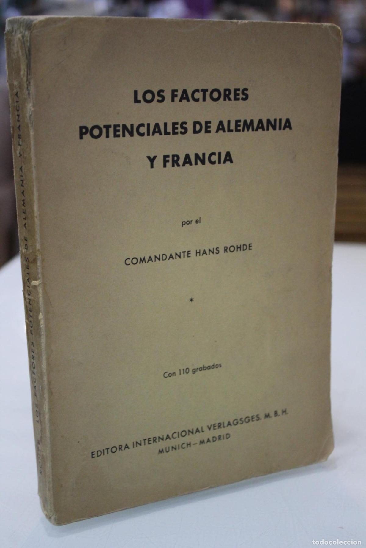 Libros de segunda mano: Los factores potenciales de Alemania y Francia - Rohde, Hans.