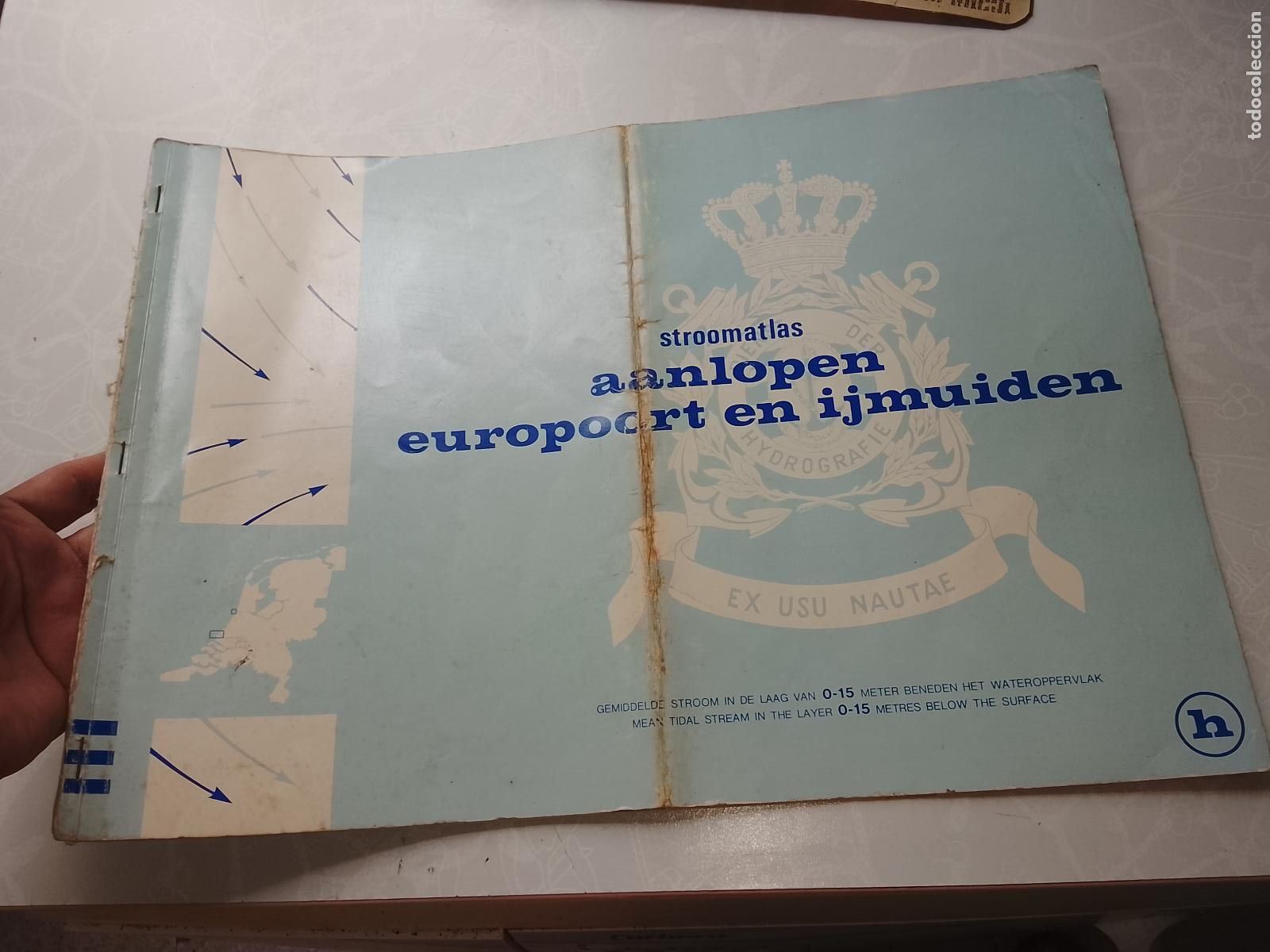 Libros de segunda mano: NAUTICA NAVEGACION - ATLAS DE CORRIENTES MARINAS NAUTICO 1977 MAPAS - HOLANDES STROOMAATLAS