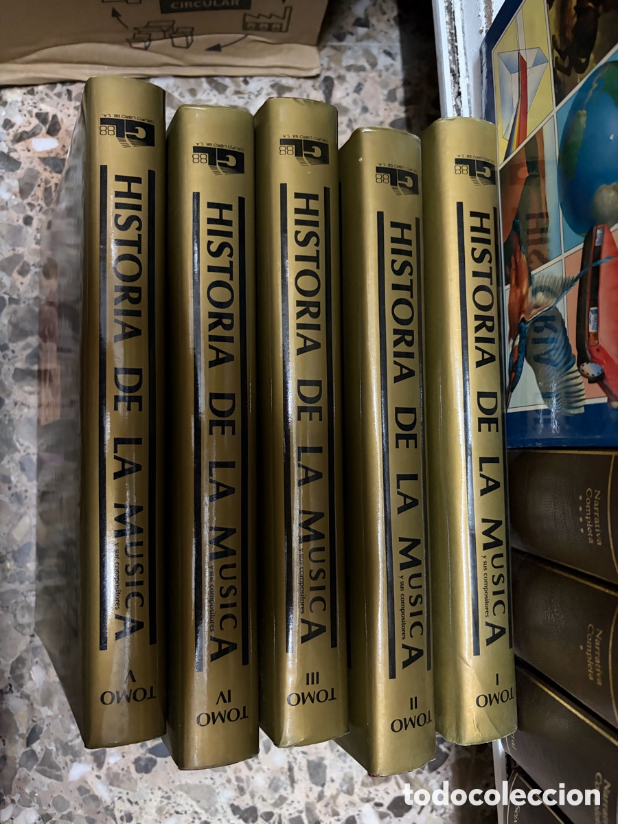 Libros de segunda mano: Historia de la M&uacute;sica y sus Compositores � 5 Tomos � Completa