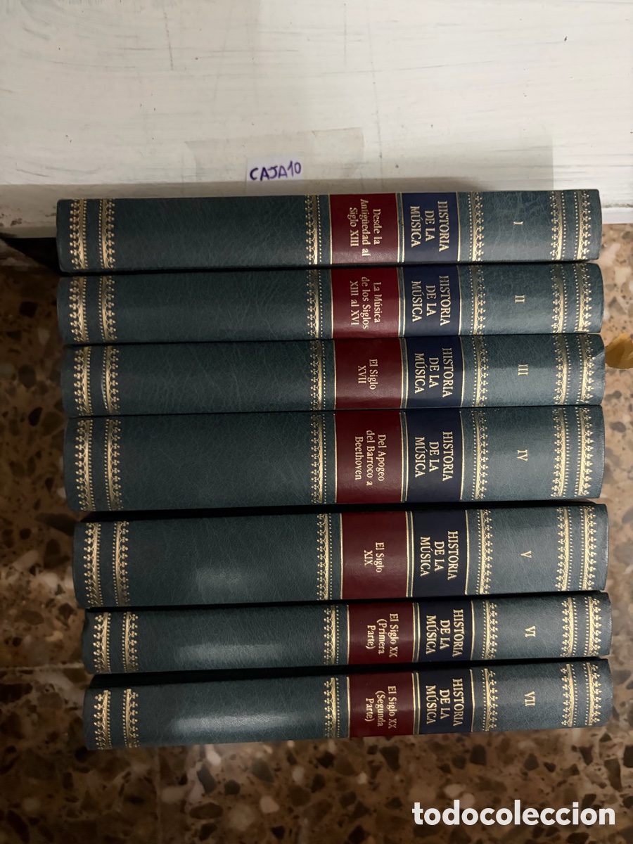 Libros de segunda mano: Caja10 Historia de la m&uacute;sica- 7 tomos. Comotti, Giovanni. Ruiz Tarazona, LUIS DE PABLO