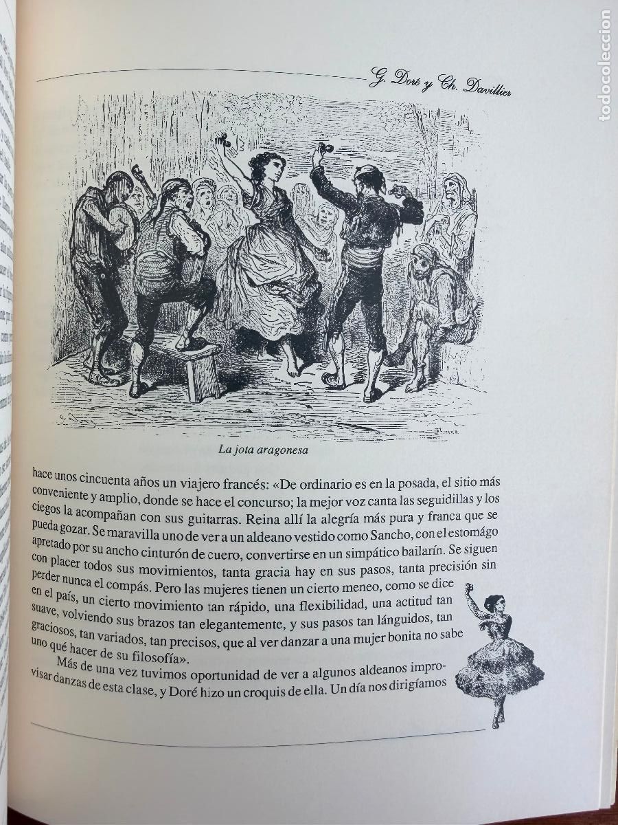 Libros de segunda mano: DANZAS ESPA&Ntilde;OLAS. GUSTAVO DOR&Eacute; Y CHARLES DAVILLIER. - Foto 4