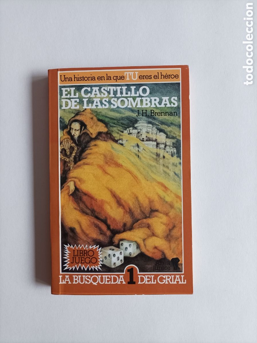 Libri di seconda mano: El castillo de las sombras / J.H. Brennan. La B&uacute;squeda del Grial, 1. Libro Juego Altea Junior, 1985.