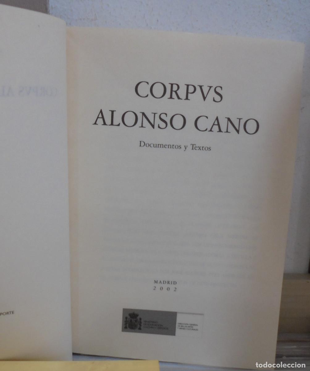 Libros de segunda mano: Corpvs Alonso Cano, documentos y textos - Foto 2