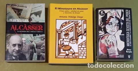 Libros de segunda mano: Lote 3 libros sobre el Crimen de Alc&aacute;cer (Alc&agrave;sser)