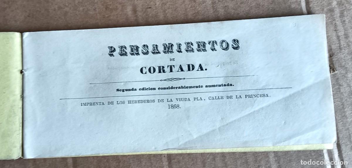 Libros de segunda mano: PENSAMIENTOS DE CORTADA