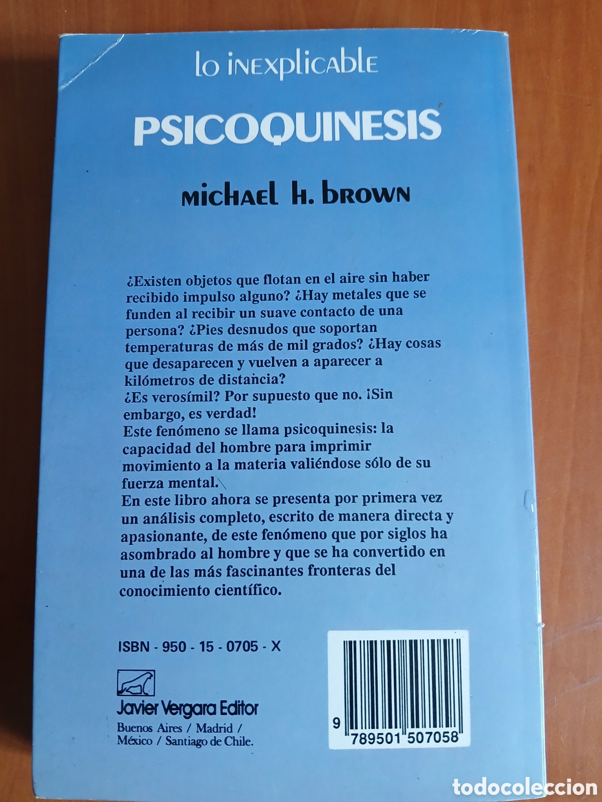 Libros de segunda mano: Psicoquinesis, lo inexplicable. Michael H. Brown. - Foto 2