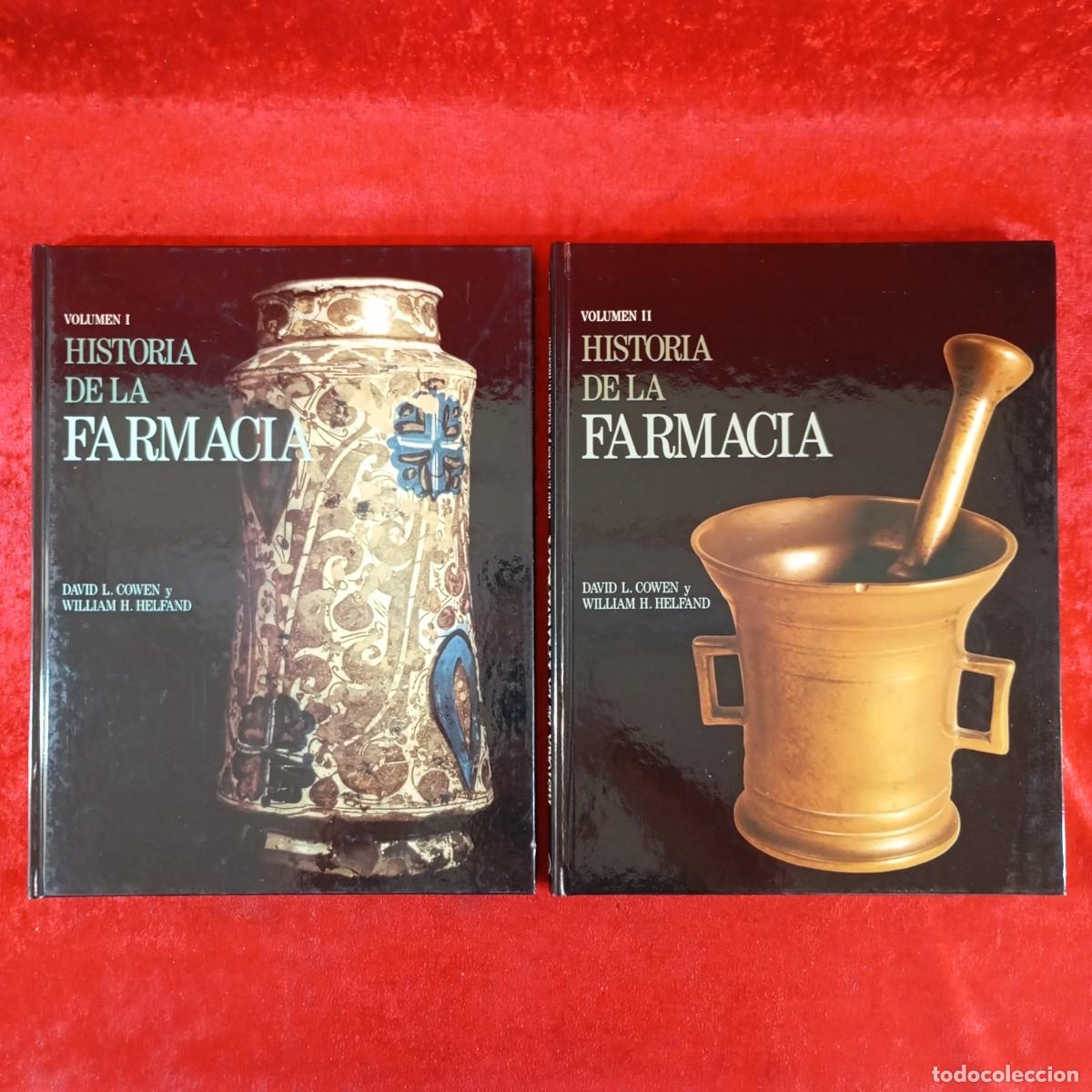 Libros de segunda mano: HISTORIA DE LA FARMACIA - DAVID L. COWEN Y WILLIAM H. HELFAND - VOLMEN I Y II EDICIONES DOYMA / 410