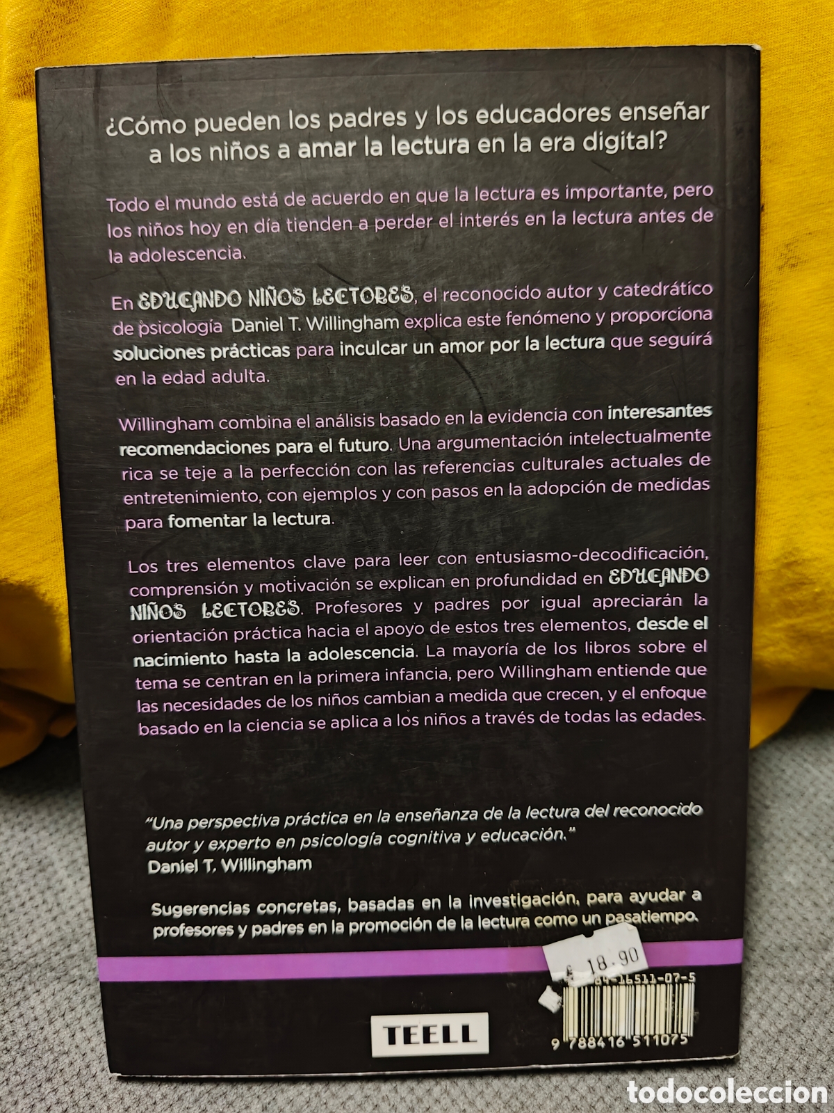 Libros de segunda mano: Educando ni&ntilde;os lectores, Daniel T. Willingham - Foto 2