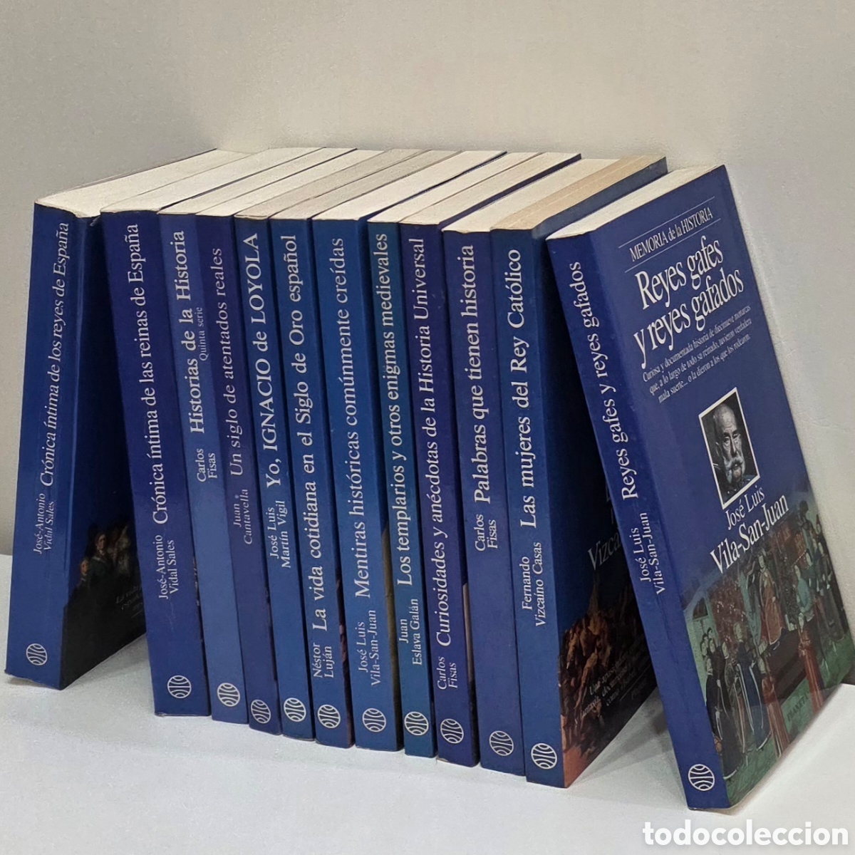 Livres d'occasion: Lote 12 libros Memoria de la Historia (Planeta): Fisas, Eslava Gal&aacute;n, Vidal Sales, Vila-San-Juan...