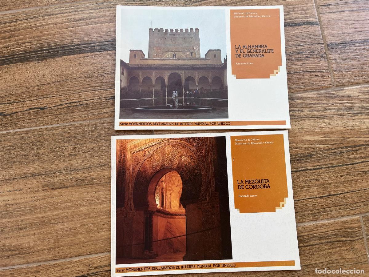 Libros de segunda mano: LA MEZQUITA DE C&Oacute;RDOBA Y LA ALHAMBRA DE GRANADA - PUBLICACIONES SERIE MONUMENTOS UNESCO
