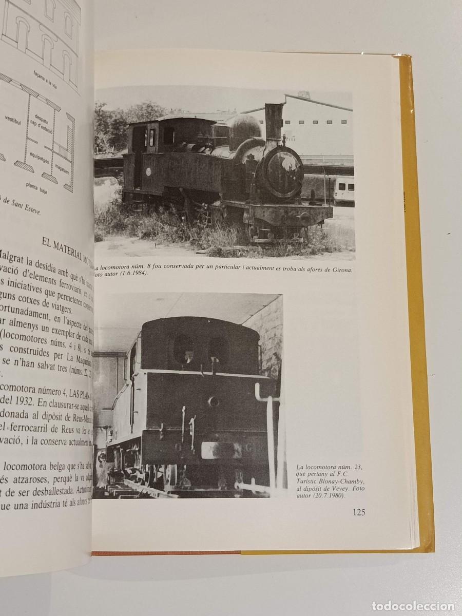 Libros de segunda mano: El tren dOlot Hist&ograve;ria del ferrocarril Olot-Girona - Foto 5