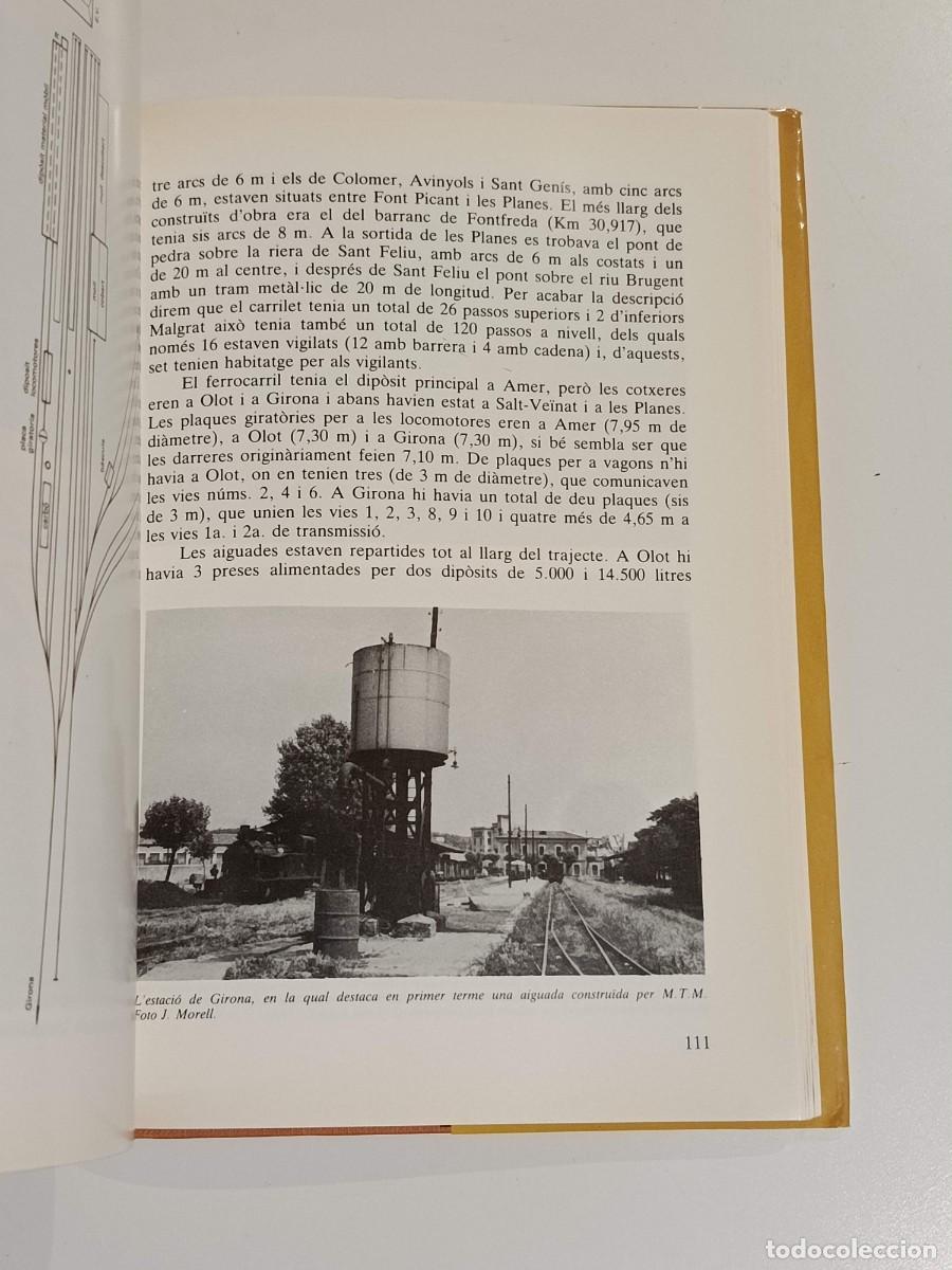 Libros de segunda mano: El tren dOlot Hist&ograve;ria del ferrocarril Olot-Girona - Foto 6