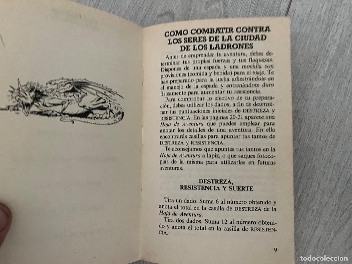Libros de segunda mano: ALTEA JUNIOR - LUCHA FICCI&Oacute;N 5 - La ciudad de los Ladrones - Foto 6