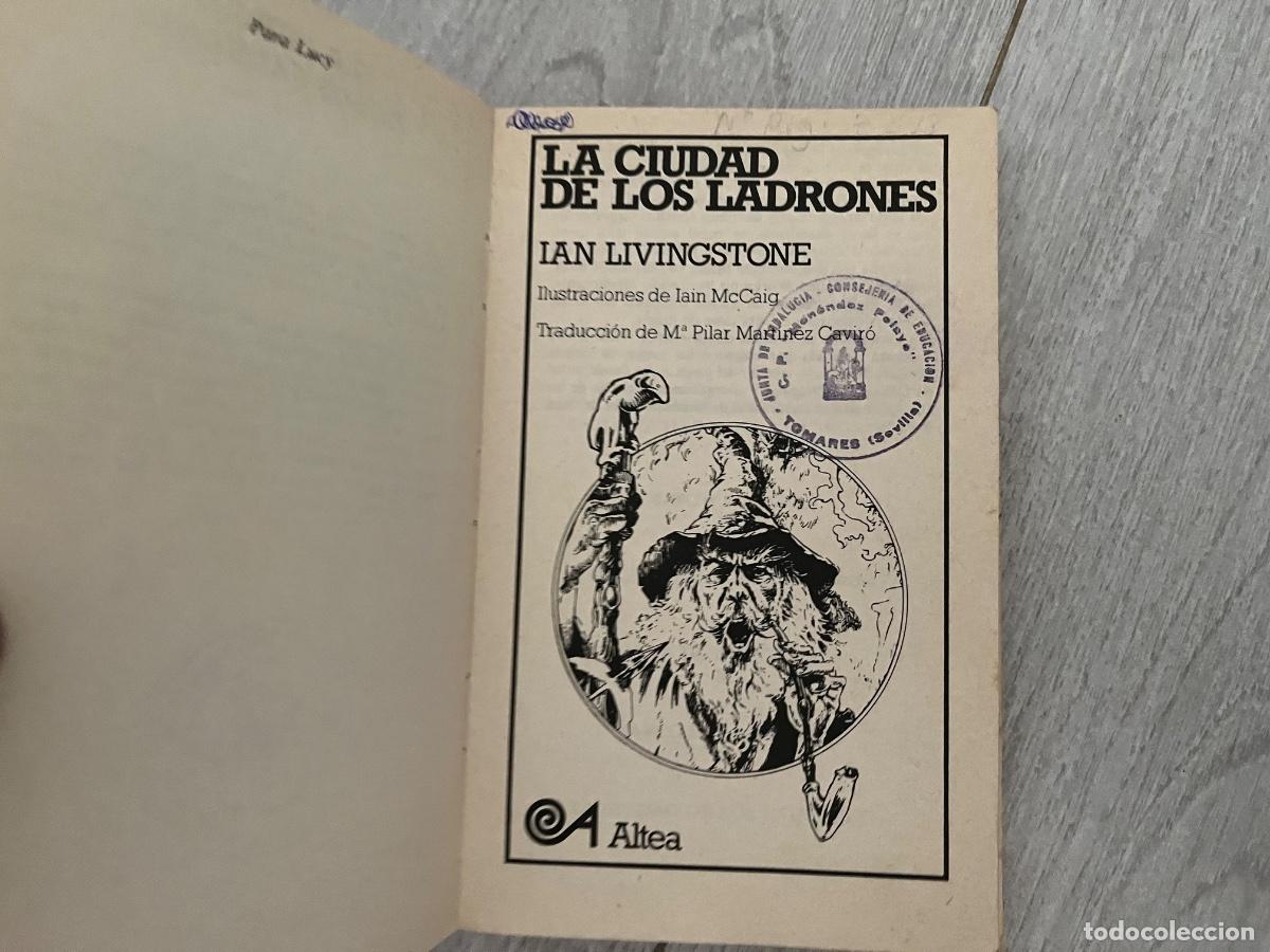 Libros de segunda mano: ALTEA JUNIOR - LUCHA FICCI&Oacute;N 5 - La ciudad de los Ladrones - Foto 8