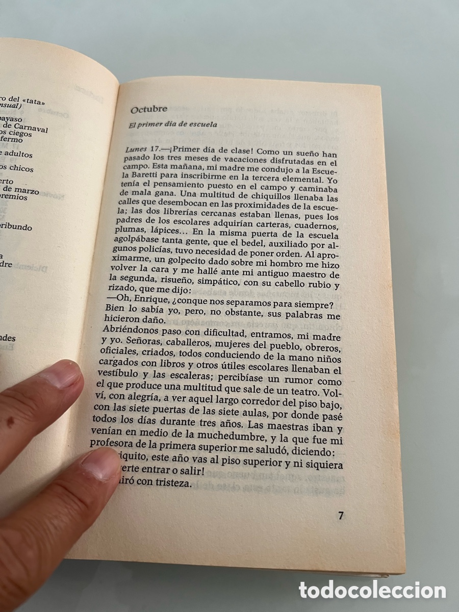 Libros de segunda mano: Coraz&oacute;n. Edmundo Amicis. C&iacute;rculo de Lectores 1984. Tapa dura - Foto 8