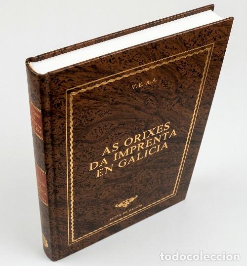 Libros de segunda mano: �F1671 - [EJEMPLAR NUMERADO]. AS ORIXES DA IMPRENTA EN GALICIA.