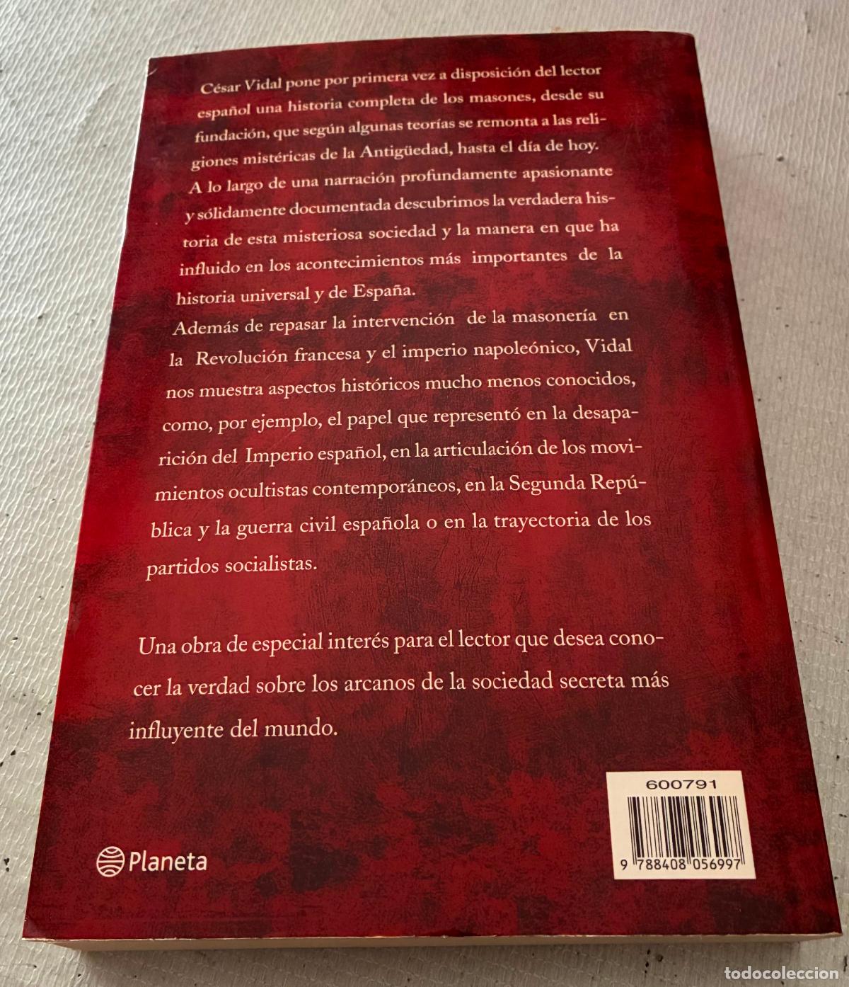 Libros de segunda mano: LOS MASONES Cesar Vidal - Foto 2