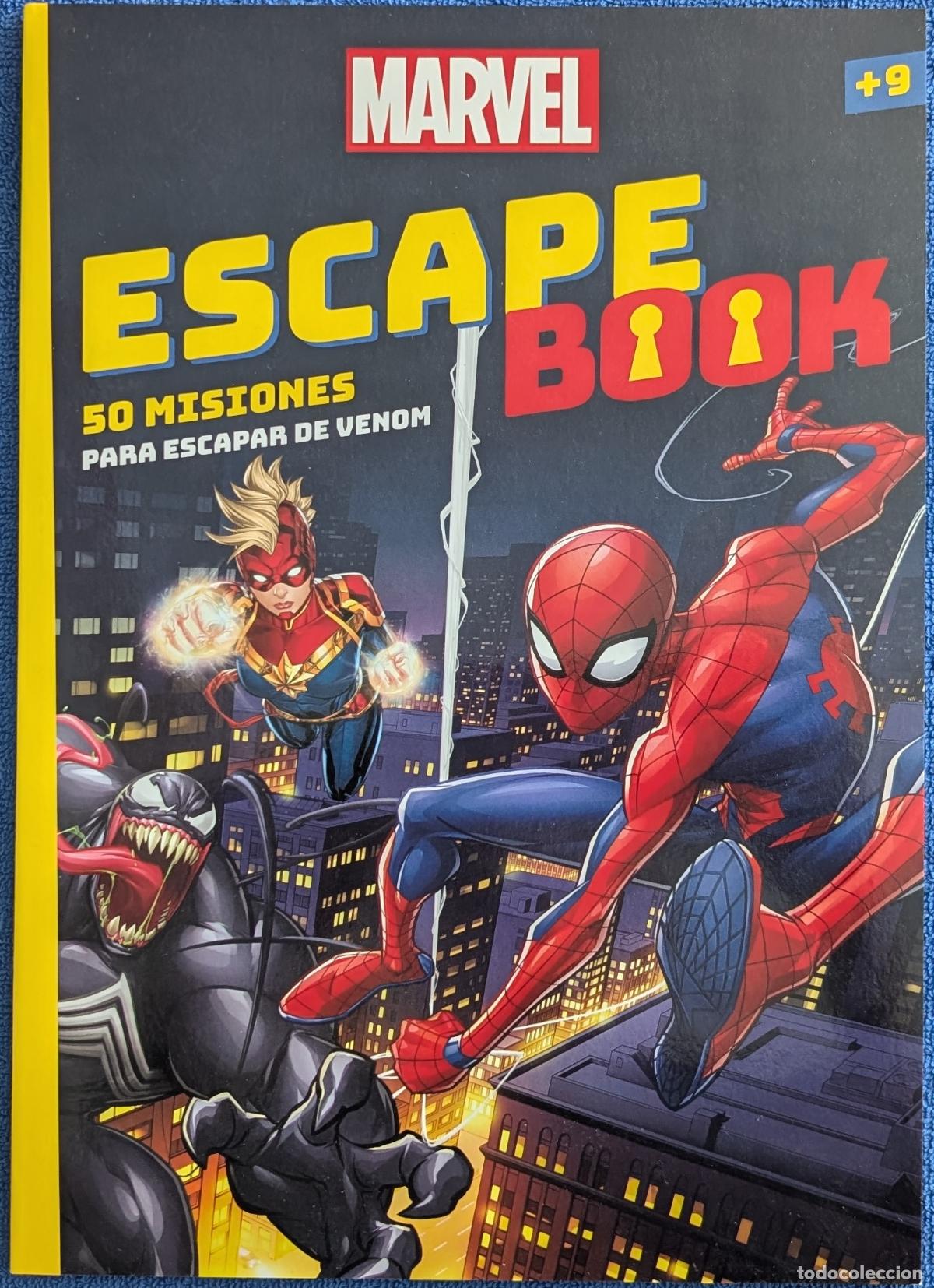Libros de segunda mano: Escape Book - 50 misiones para escapar de Venom - Marvel (2022) &iexcl;Impecable!