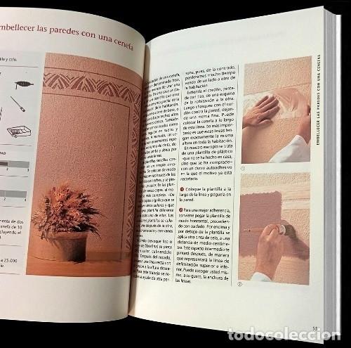 Libros de segunda mano: PINTAR. ESMALTAR. EMPAPELAR. PASO A PASO. - Foto 2
