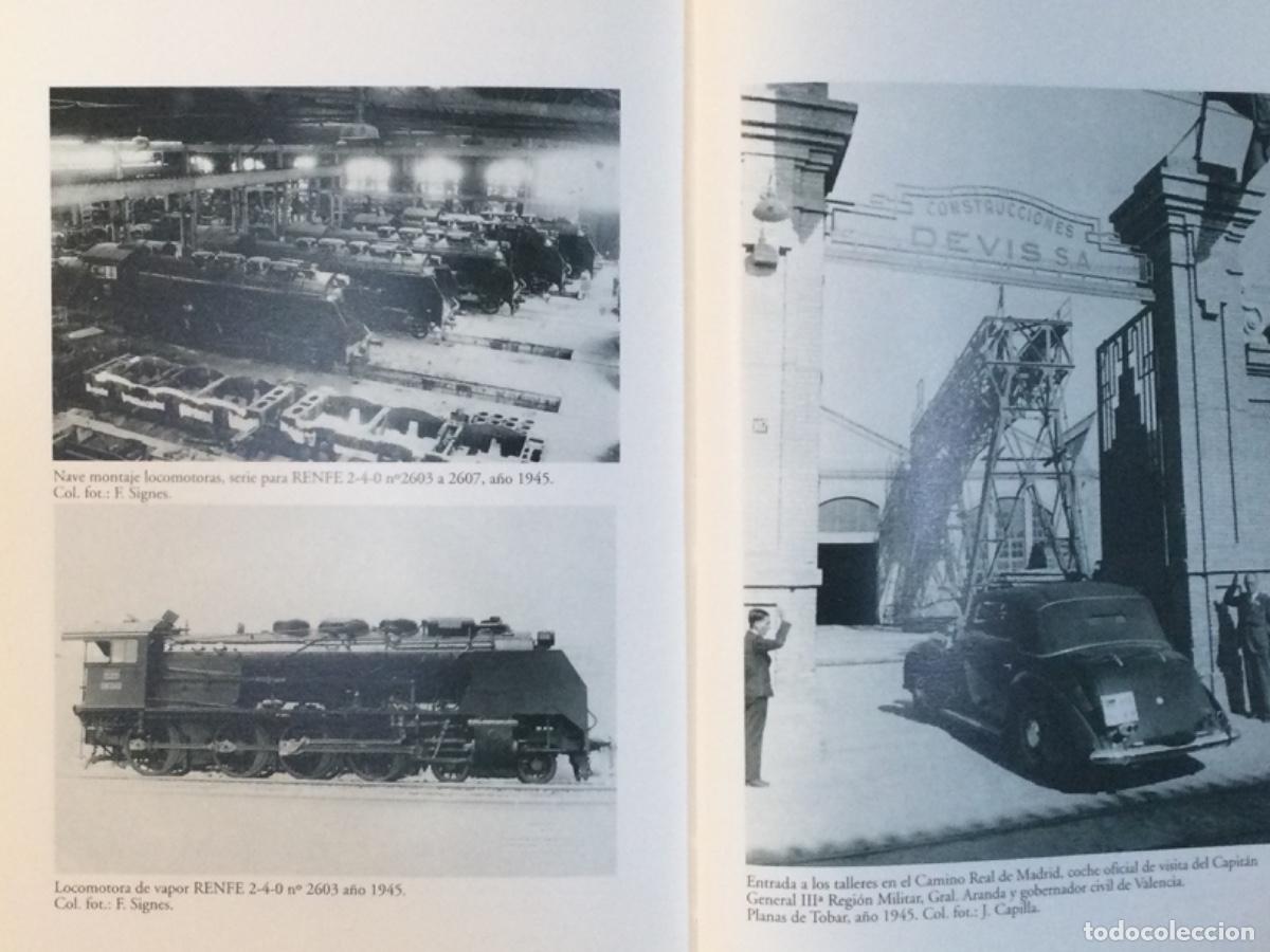 Libros de segunda mano: Constructores ferroviarios valencianos Construcciones Devis y Macosa - Foto 7