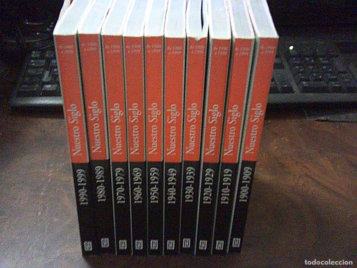 Libros de segunda mano: Nuestro Siglo, 10 libros desde 1900 hasta 1999. Plaza Jan&eacute;s 1&ordf; ed. enero 2000
