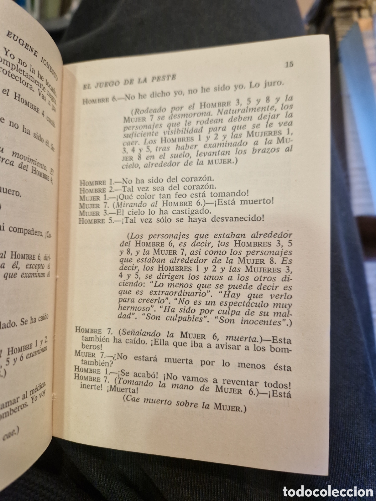 Libros de segunda mano: IONESCO, Eugene El juego de la peste = (Jeux de masacre) - Foto 2