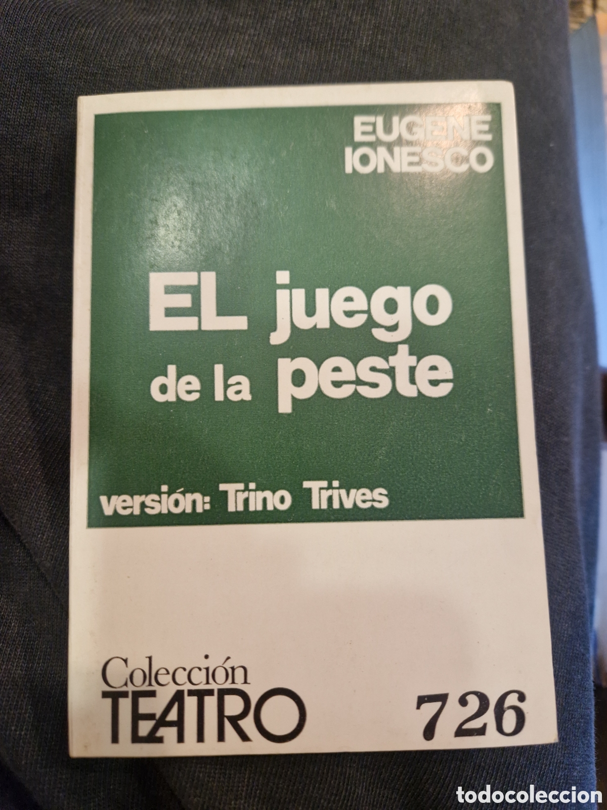 Second hand books: IONESCO, Eugene El juego de la peste = (Jeux de masacre)