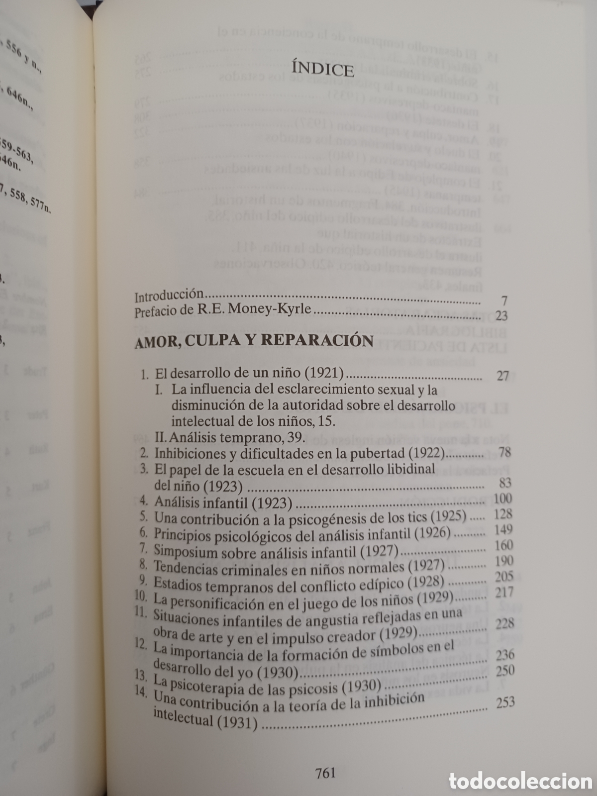 Libros de segunda mano: Melanie Klein. Obras completas. 2 tomos/ Psicoan&aacute;lisis/ RBA, 2006 - Foto 7