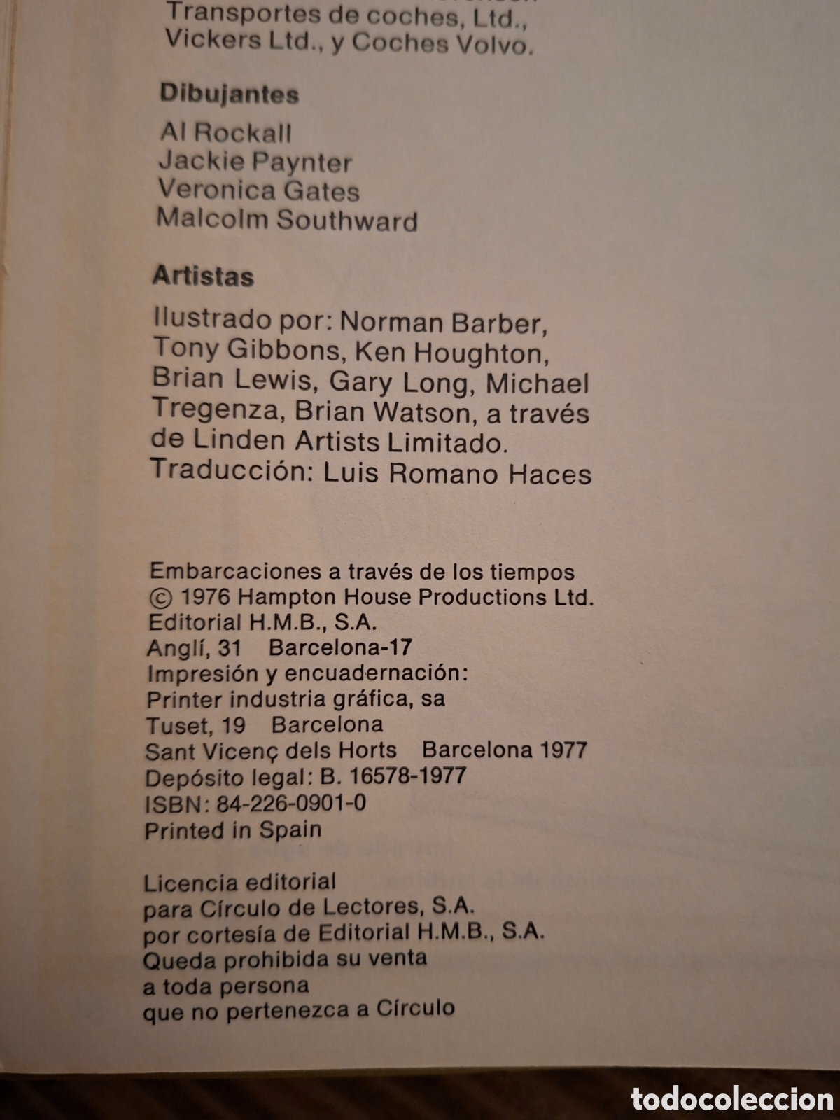 Libros de segunda mano: EMBARCACIONES A TRAVES DE LOS TIEMPOS - Foto 8