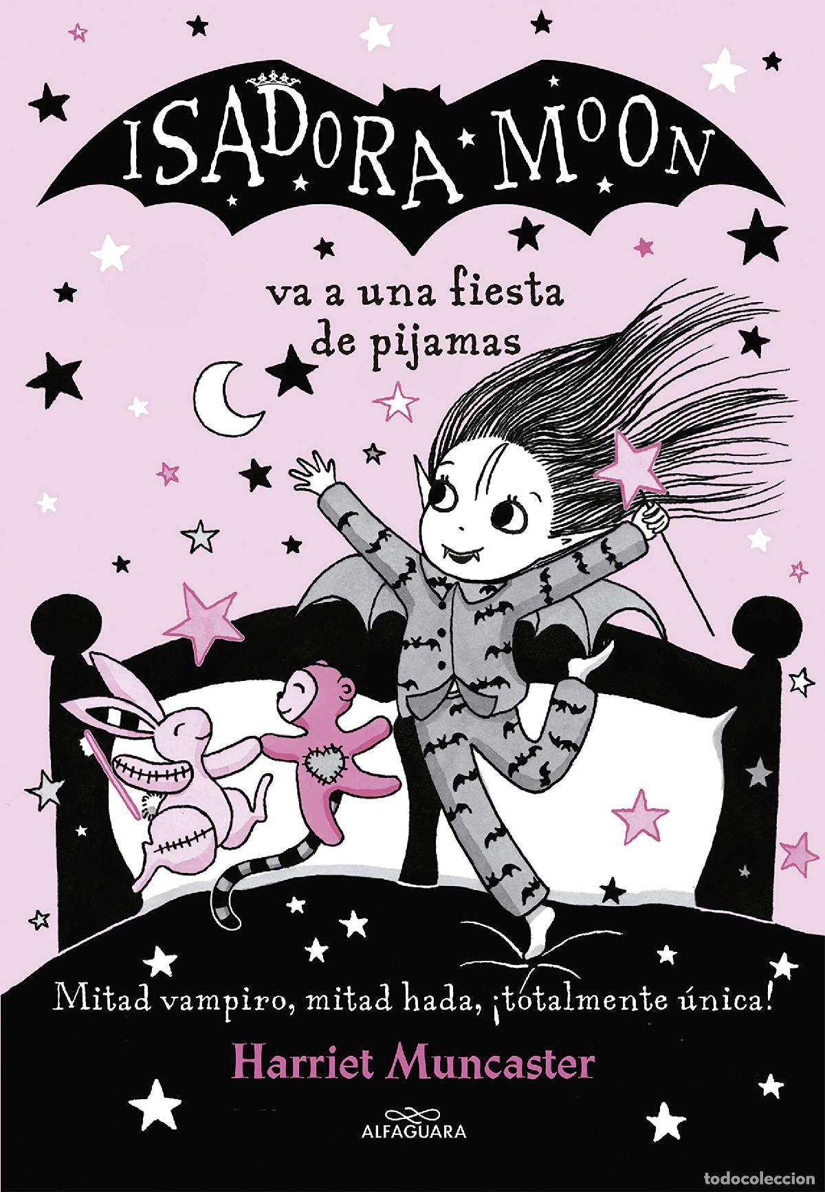 Libros de segunda mano: Isadora Moon 8 - Isadora Moon va a una fiesta de pijamas: &iexcl;Un libro m&aacute;gico con purpurina en la cubie