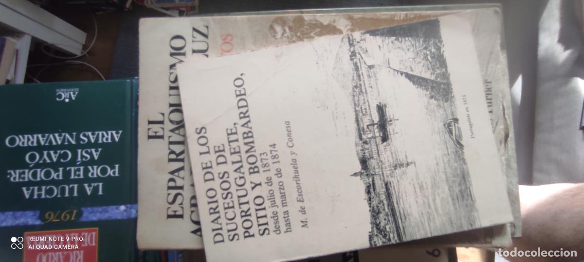 Libros de segunda mano: DIARIO DE LOS SUCESOS DE PORTUGALETE SITIO Y BOMBARDEO MARCOS ESCORIHUELA Y CONESA A&Ntilde;O 1985
