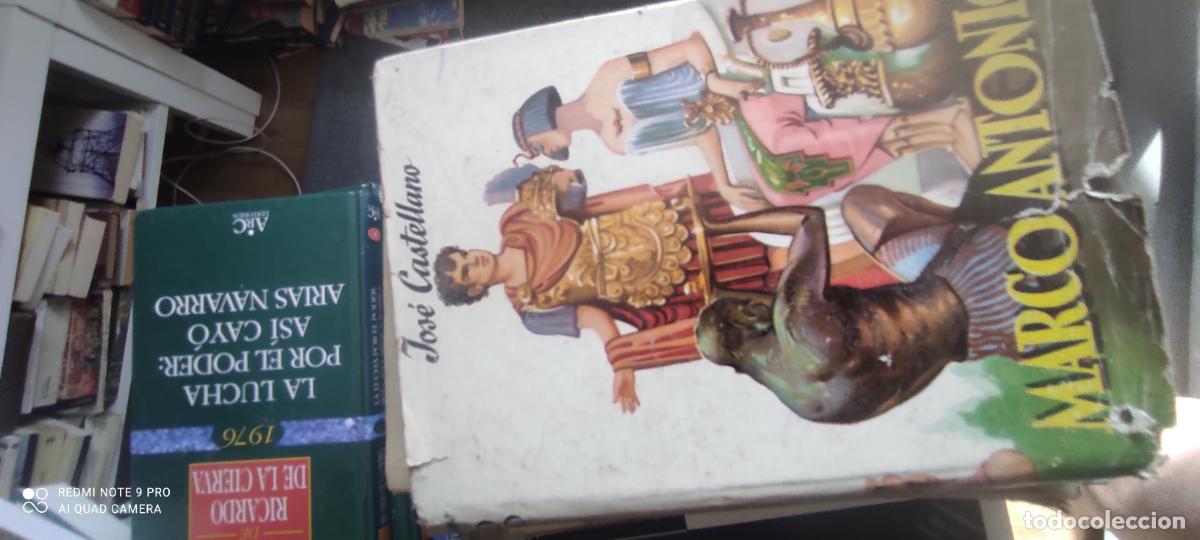 Libros de segunda mano: Marco Antonio. Jos&eacute; castellano. Colecci&oacute;n aventureros geniales.