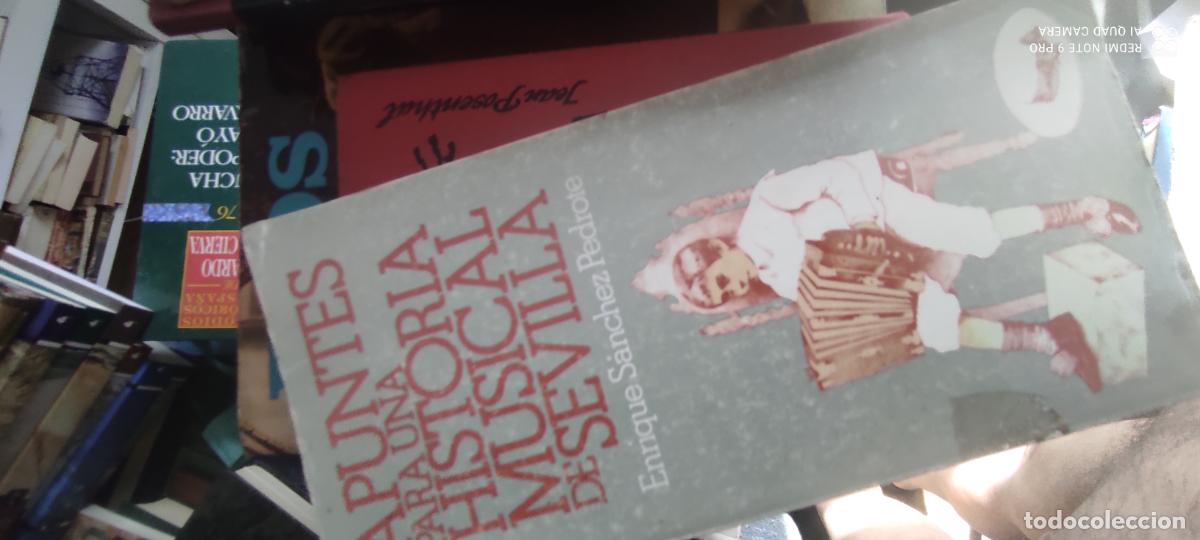 Libros de segunda mano: APUNTES PARA UNA HISTORIA MUSICAL DE SEVILLA - ENRIQUE SANCHEZ PEDROCHE - MONTE 1983