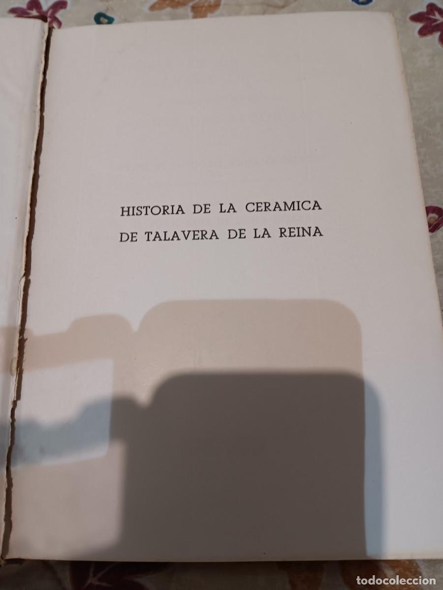 Libros de segunda mano: Historia de la cer&aacute;mica de Talavera