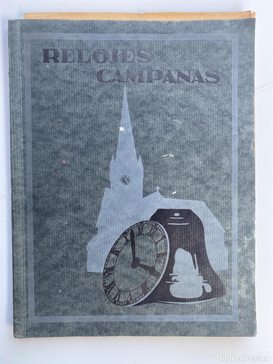 Libros de segunda mano: RELOJES Y CAMPANAS. J.F. WEULE BOCKENEM 1955. CATALOGO Y TARIFA. RELOJES ANDEN, CARRILLONES, TORRE