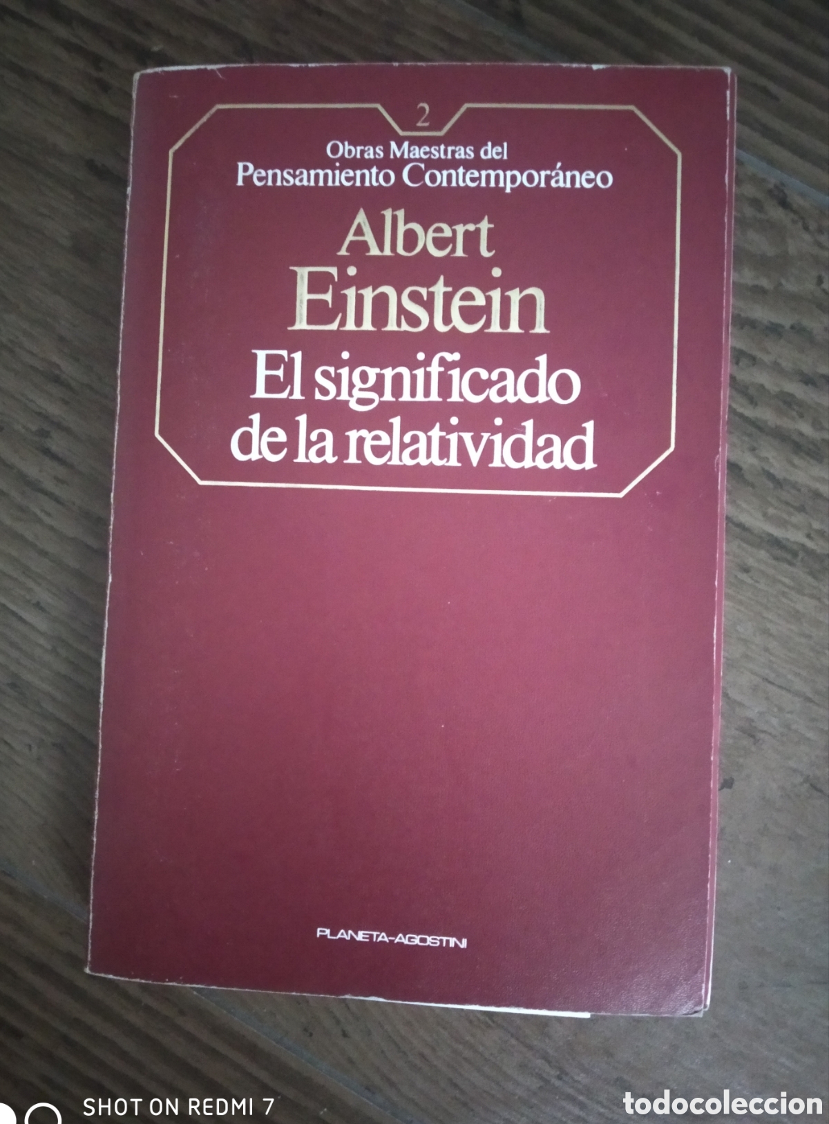 Libros de segunda mano: El significado de la relatividad de Albert Einstein. Planeta Agostini 1985
