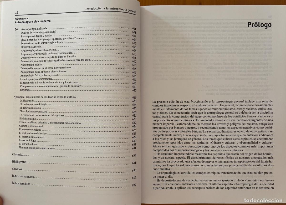 Libros de segunda mano: ANTROPOLOGIA- INTRODUCCION- MARVIN HARRIS- 2004 - Foto 8